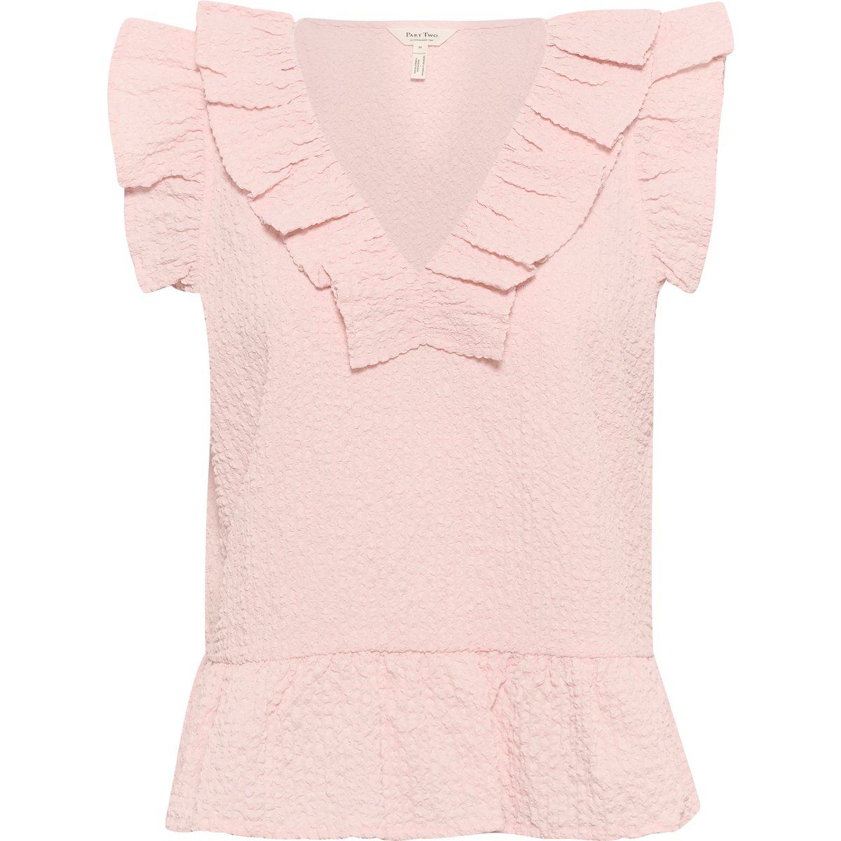 Ärmellose Bluse TrojaPW Gerade Passform pink