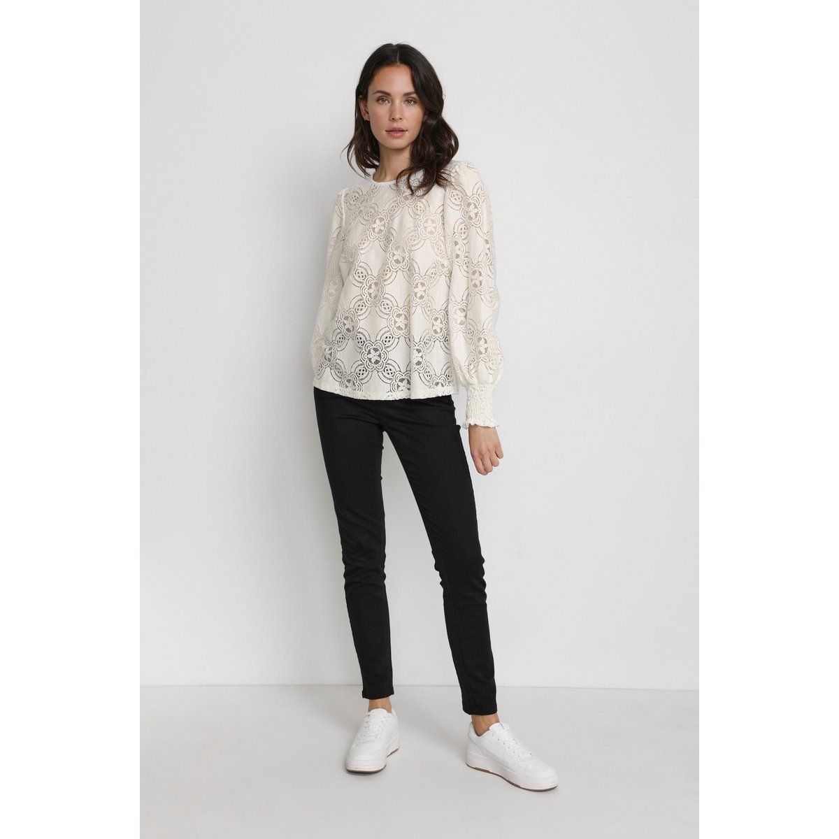 Langarm-Bluse KAraula Regular fit white