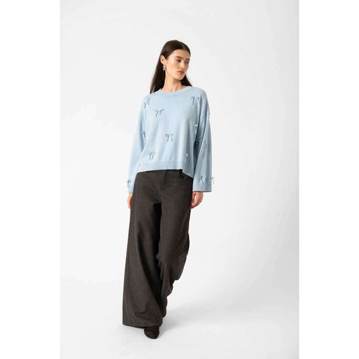 Strickpullover SLSanja Lockere Passform blue