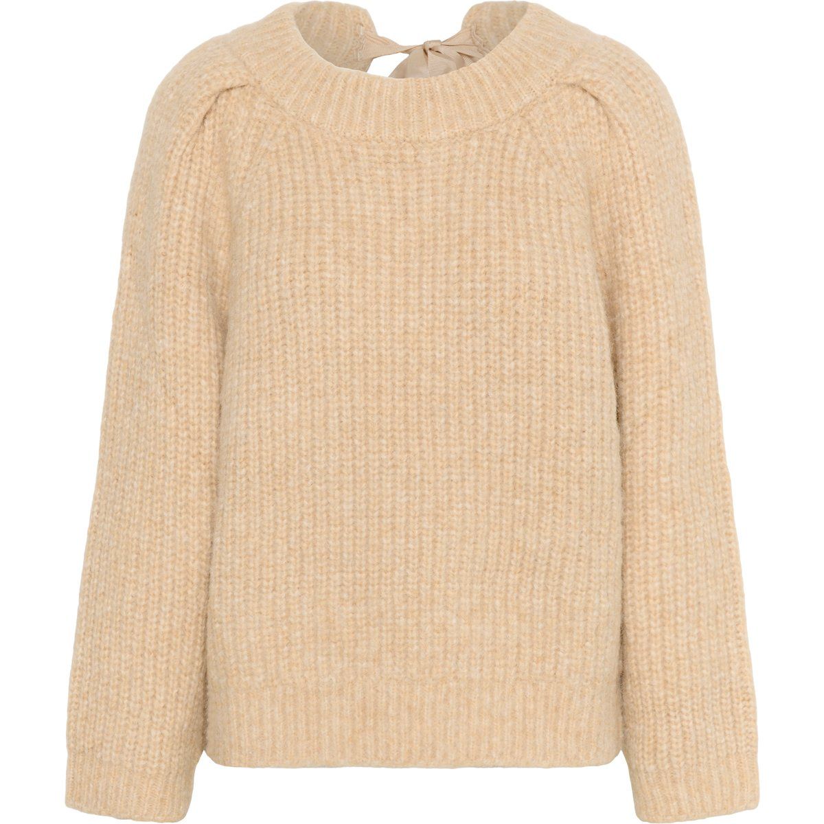 Strickpullover SLPleoni Lockere Passform beige