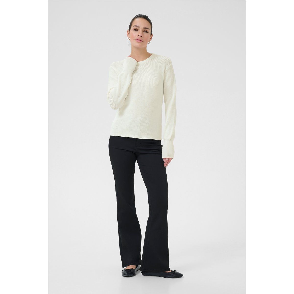 Strickpullover KAvera Slim fit white