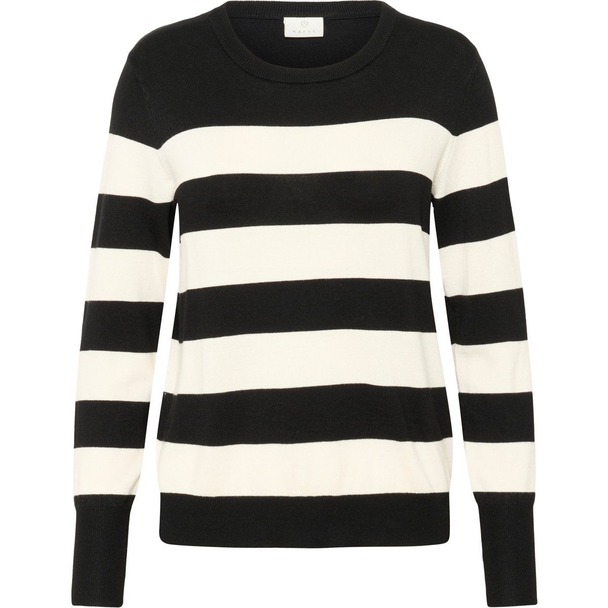 Gestreifter Strickpullover Regular Fit