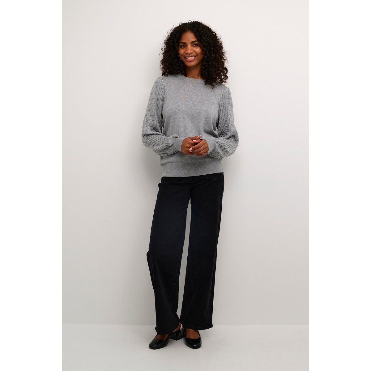 Strickpullover Regular Fit grey