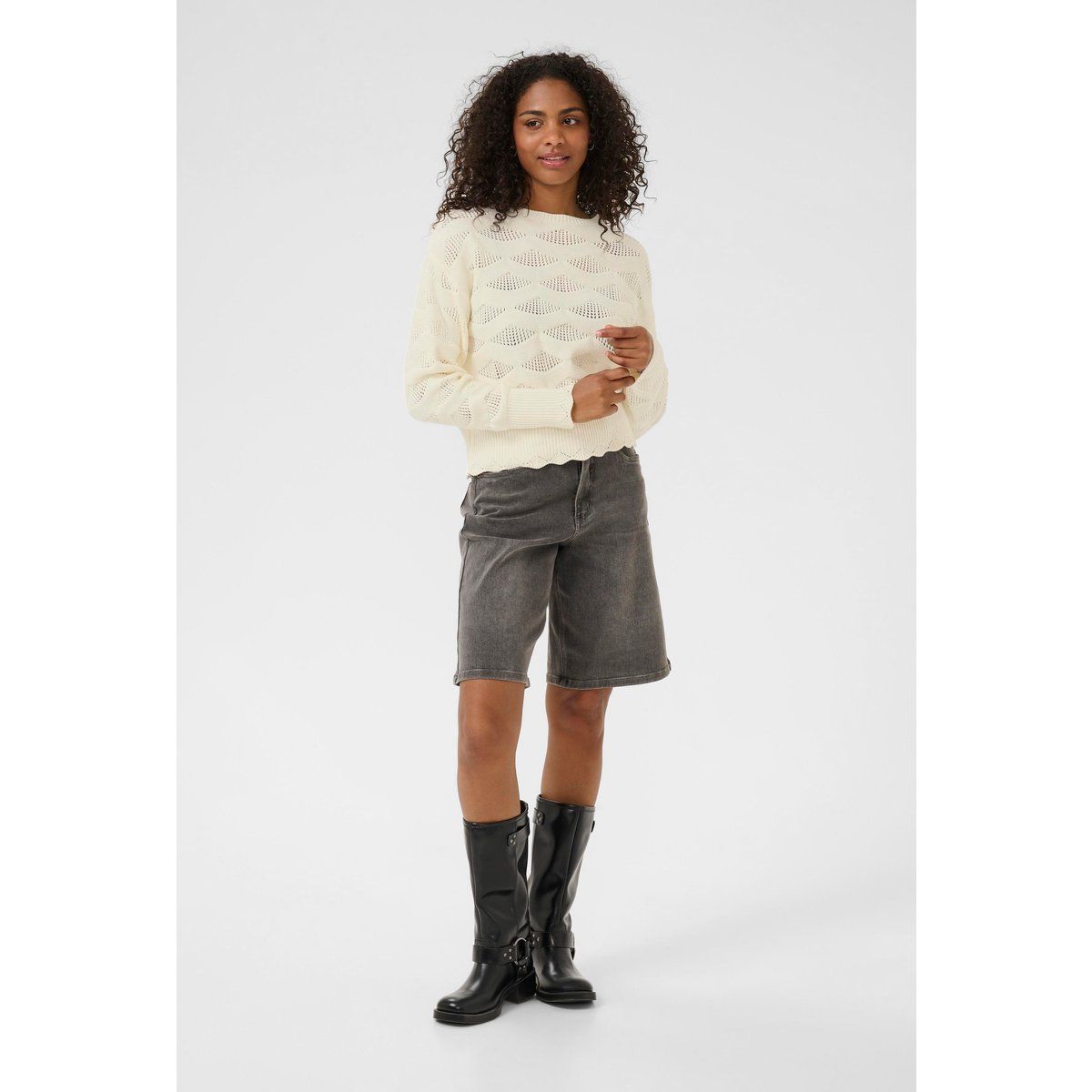 Strickpullover KAroxie Loose fit white
