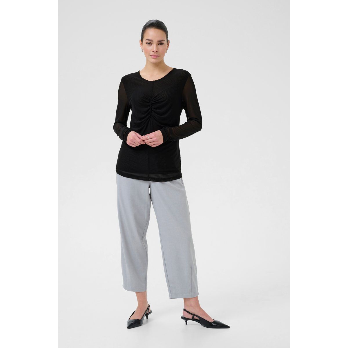 Langarm-Shirt KAchai Slim fit black