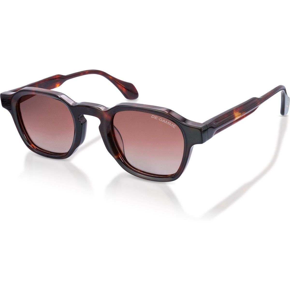 Polarisierte Sonnenbrille mit geometrischem Rahmen