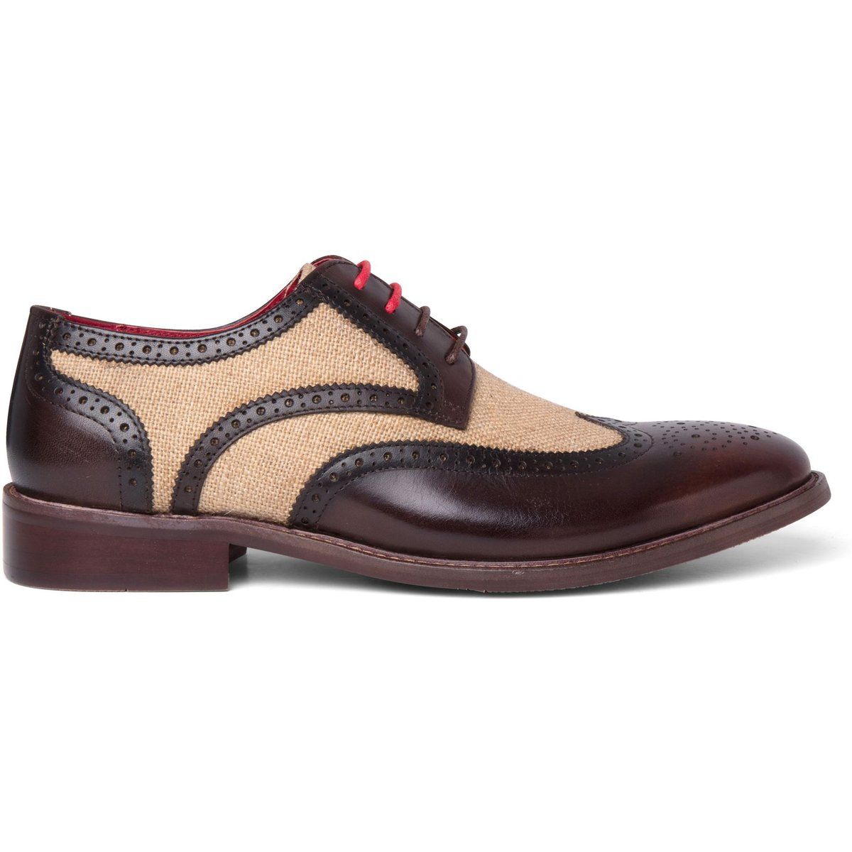 Herren Brogue Oxford Lederschuh