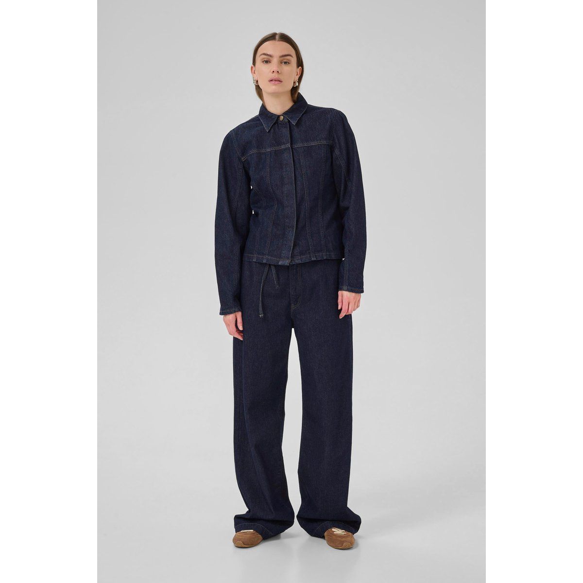 Jeanshemd MWFiluca Regular fit dark blue