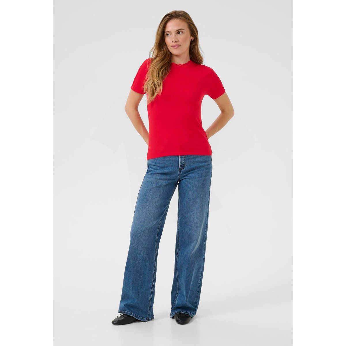 T-shirt KAjenna Tight fit red