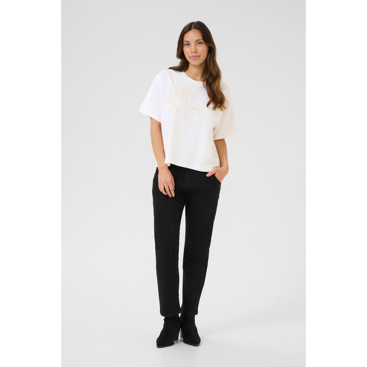T-shirt CRLeona Baggy fit white