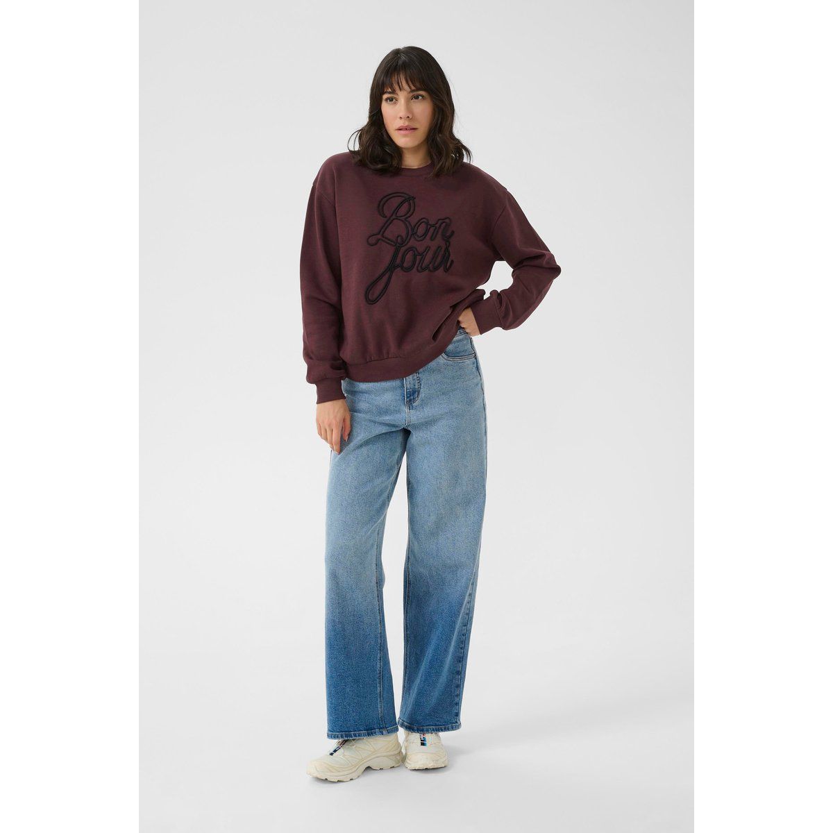 Sweatshirt KAberta Loose fit brown