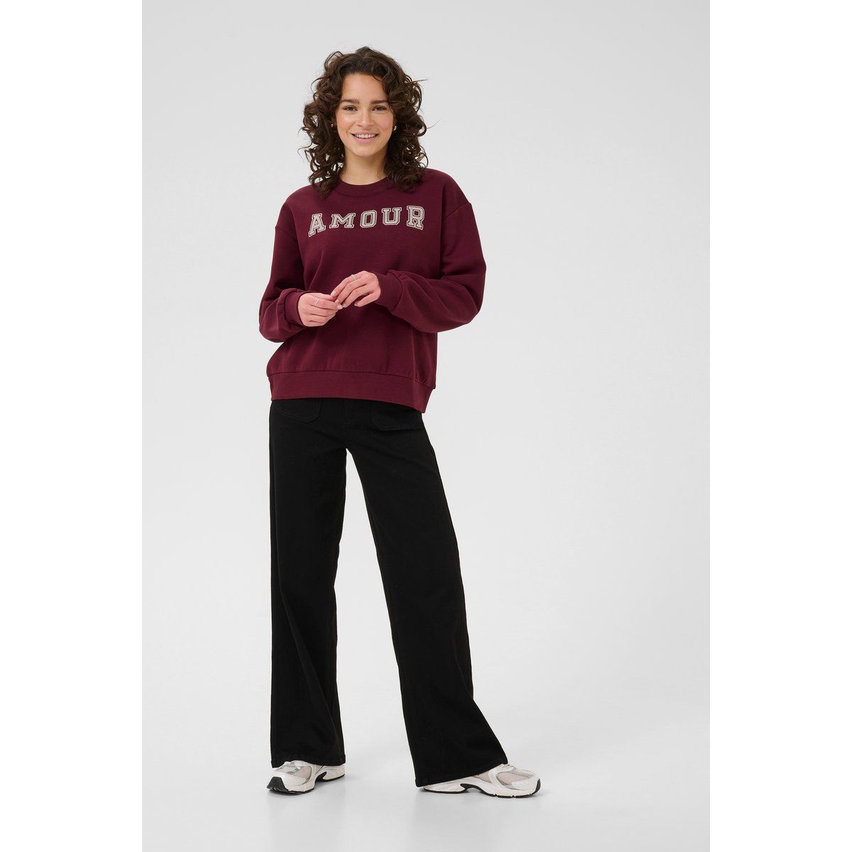 Sweatshirt KAelenora Loose fit bordo
