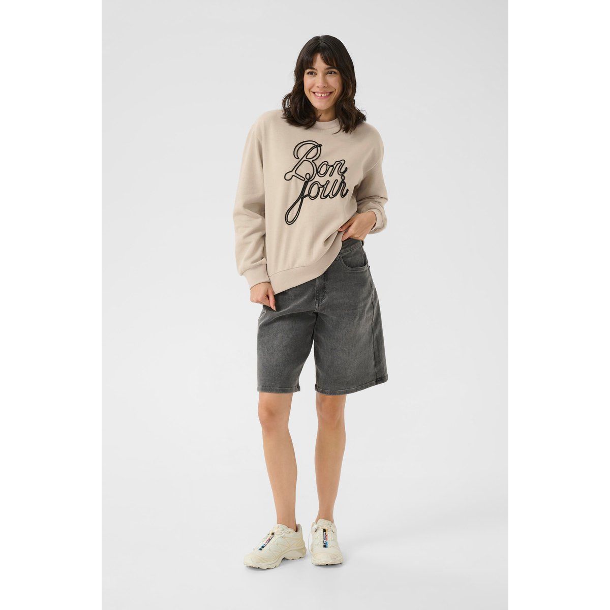 Sweatshirt KAberta Loose fit beige