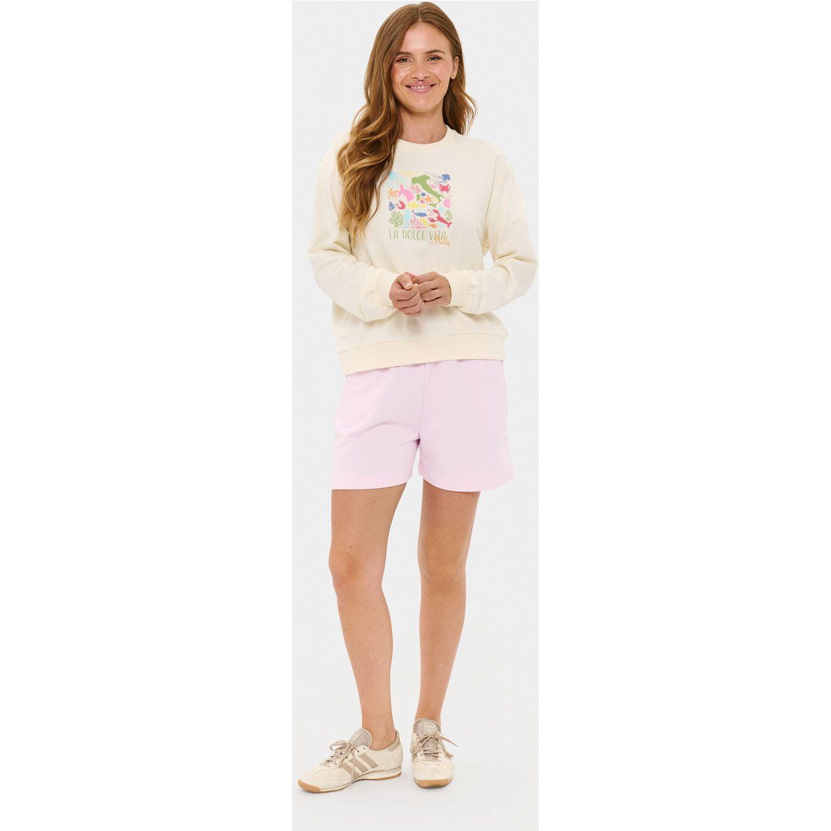 Trackjacket-sweat LoisaSZ Lockere Passform offwhite