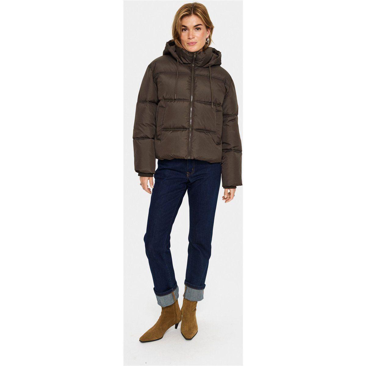 Jacke FeySZ Lockere Passform brown