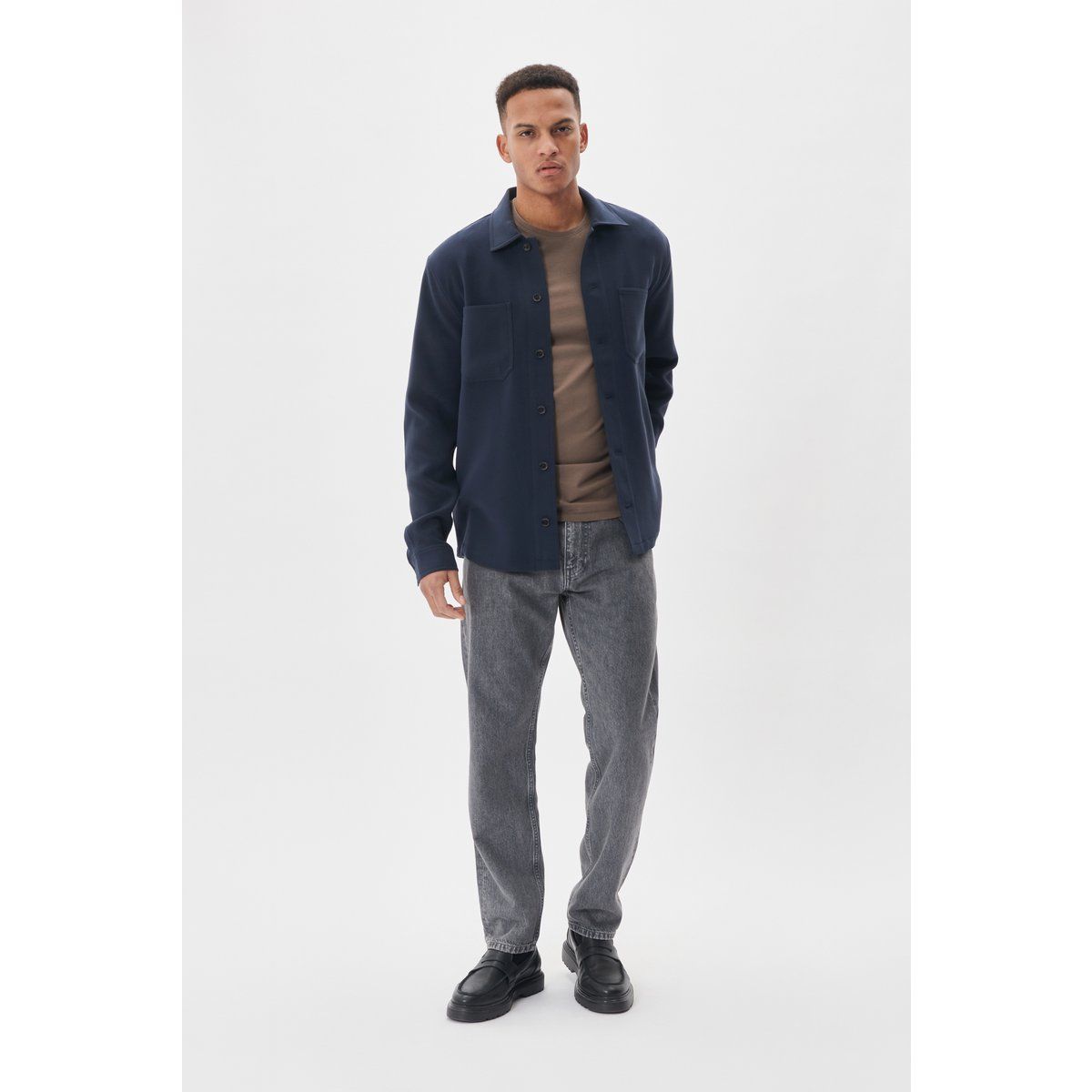 Overshirt Jacke mit lockerer Passform