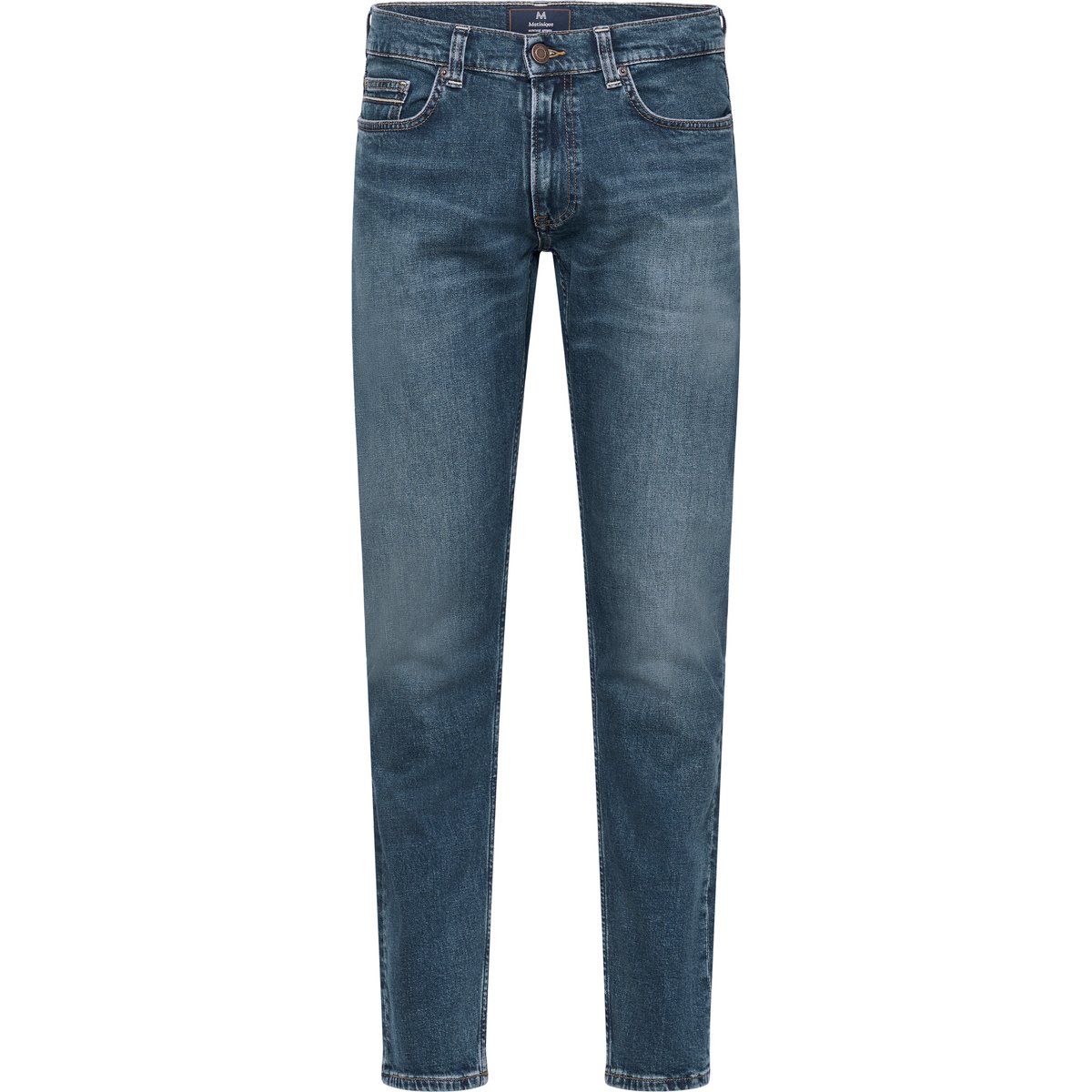 Jeans mit geradem Bein, dunkle Waschung