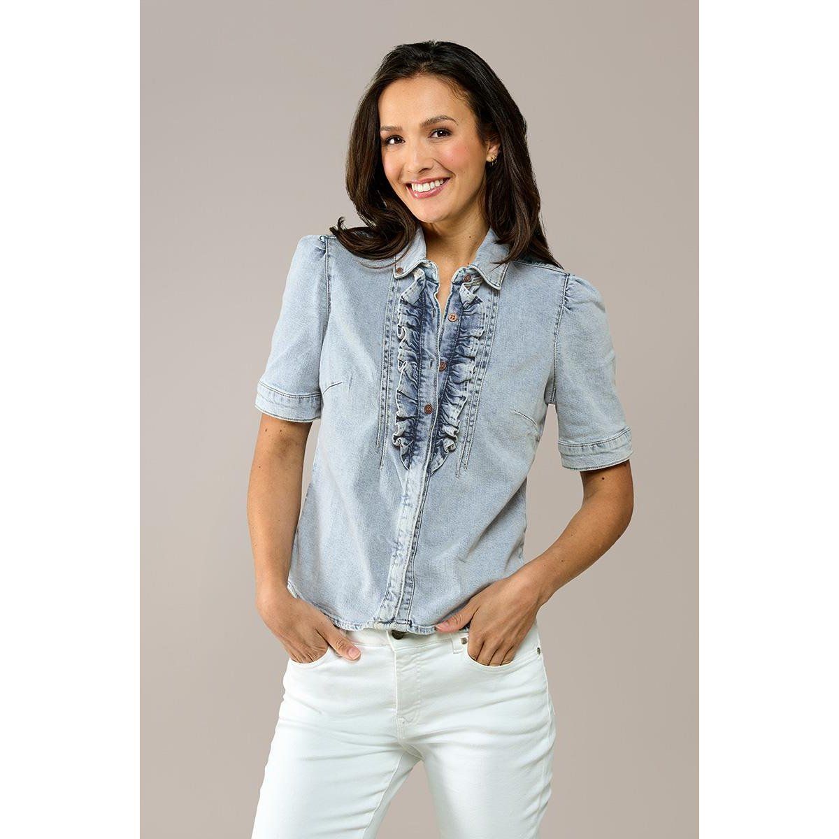 Caroline Tensen Brighton Jeansbluse Hellblau