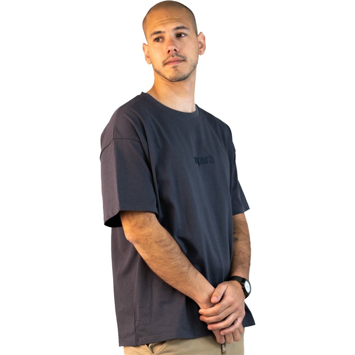 Übergroßes Kurzarm-T-Shirt