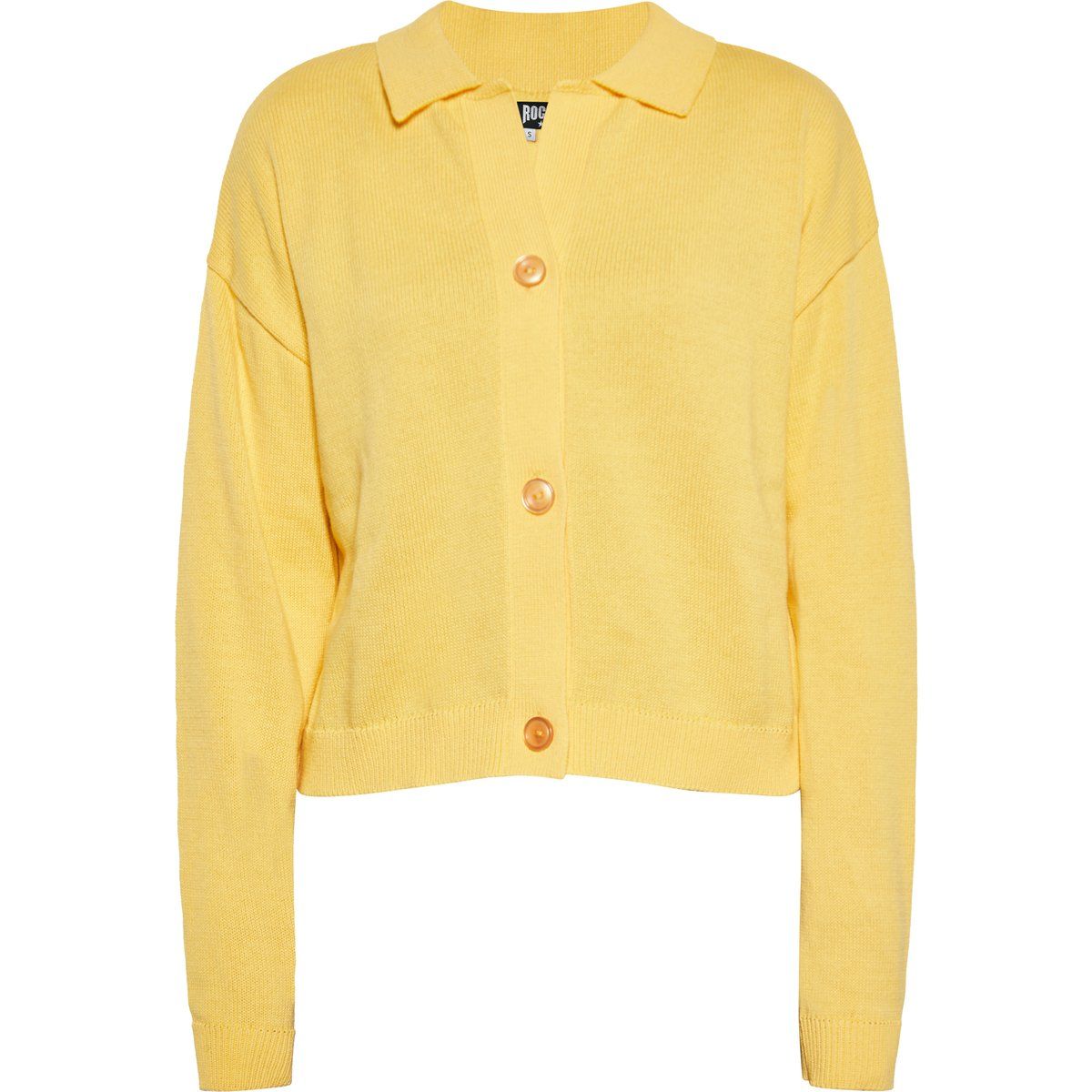 Klassische Strickjacke mit Kragen
