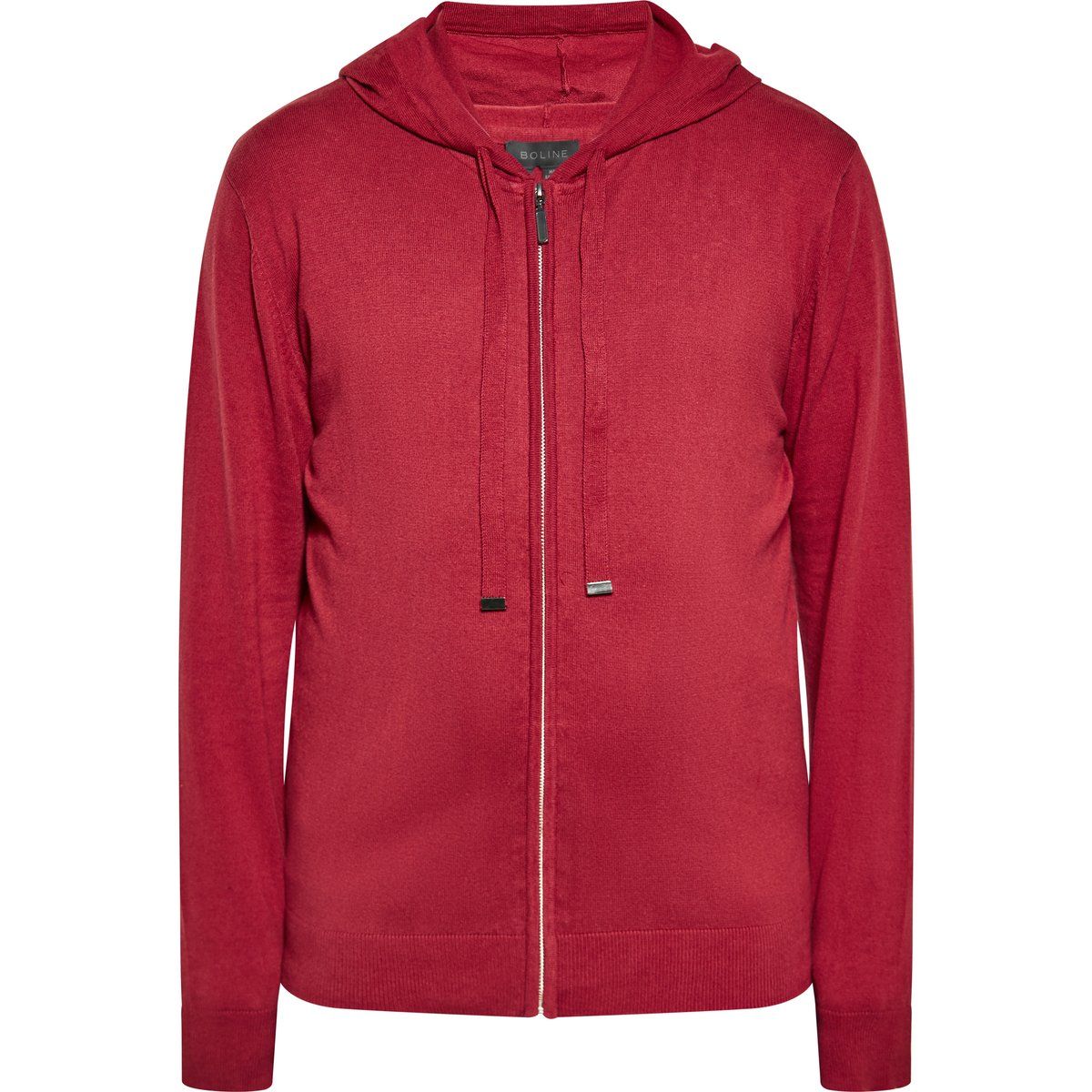 Herren Strickjacke mit Kapuze und Reißverschluss