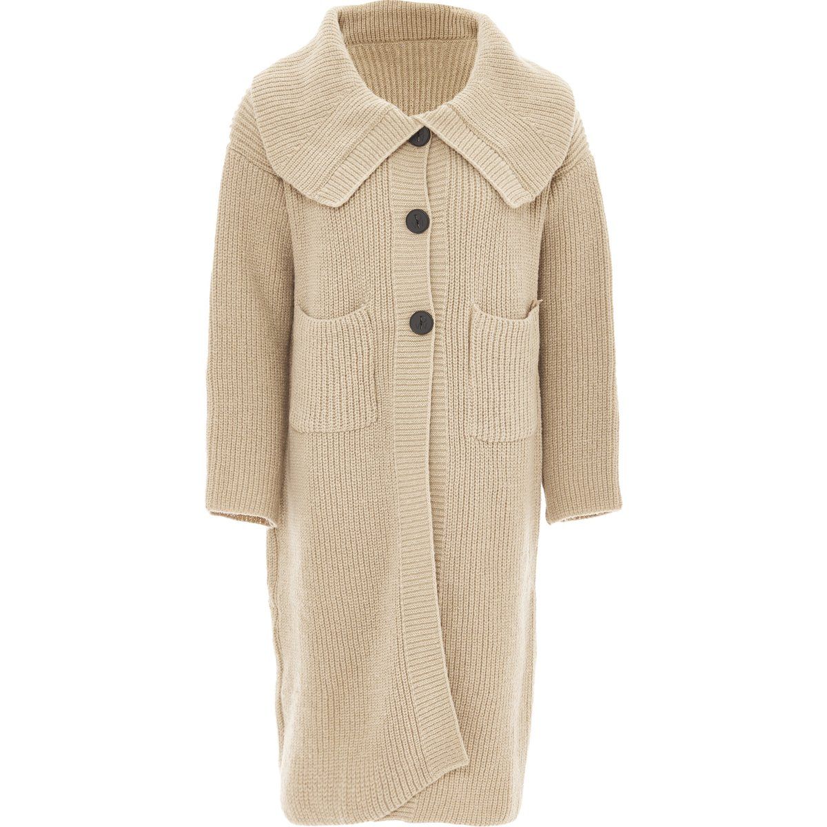 Dreimaster Strickjacke Frauen khaki