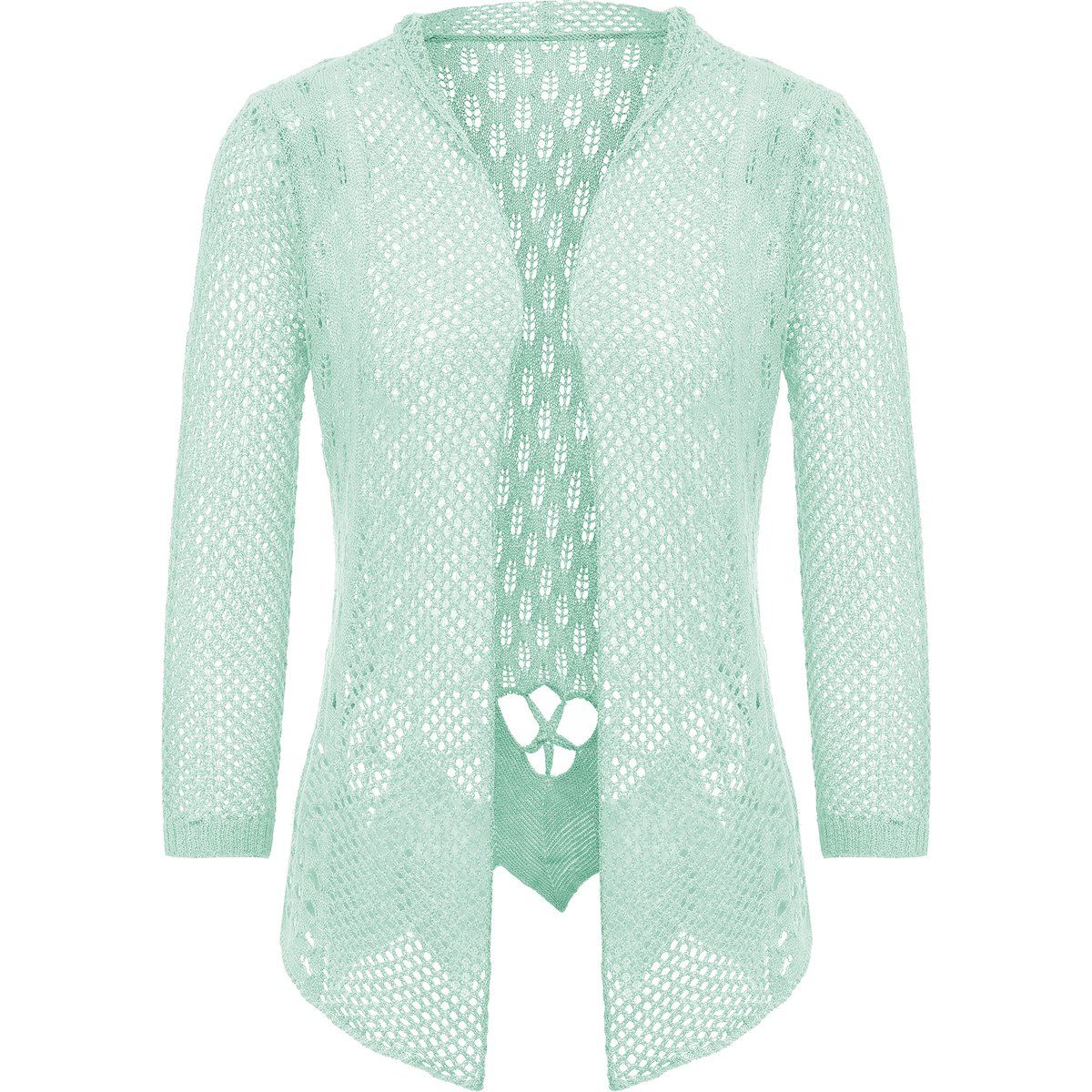 Mymo Strickjacke Frauen Lagune