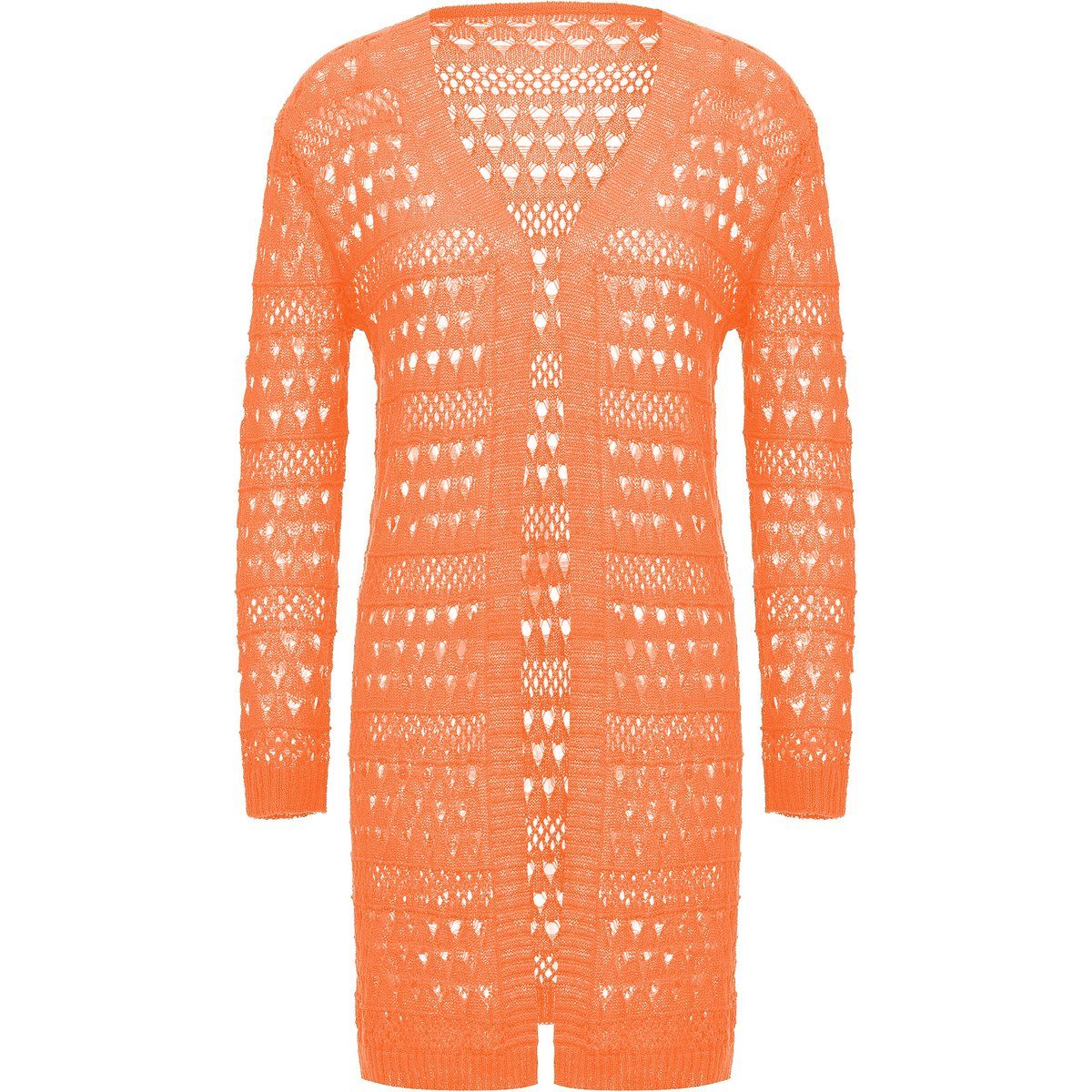 Mymo Strickjacke Frauen orange