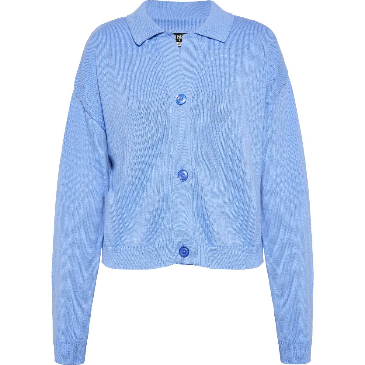Kurz Strickjacke mit Kragen