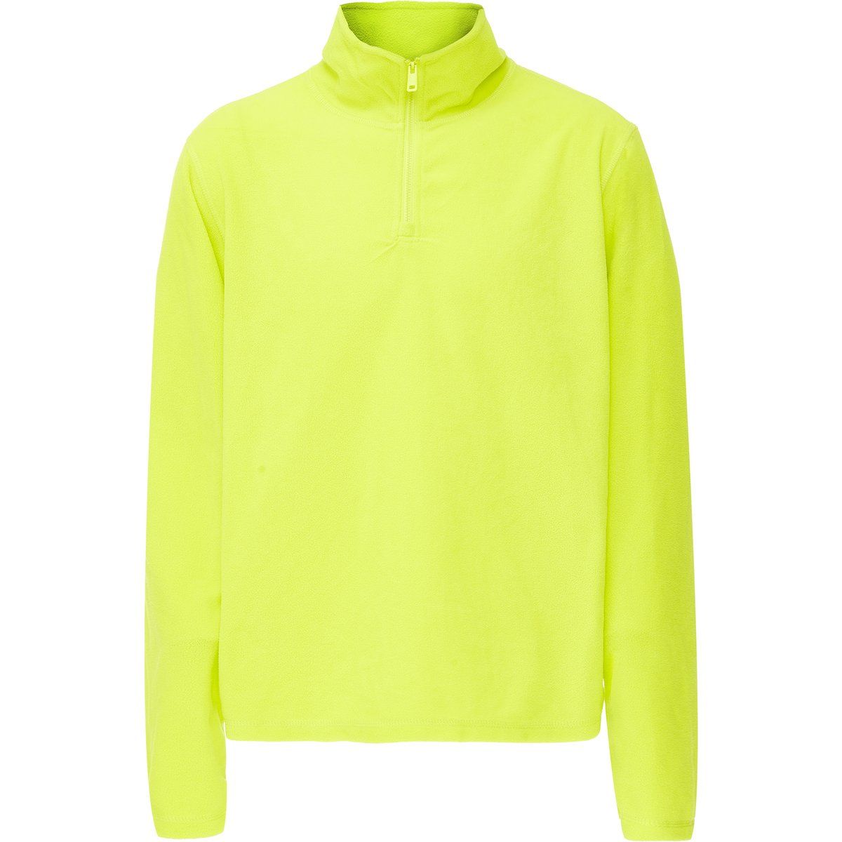 Fleece-Pullover mit Viertelreißverschluss