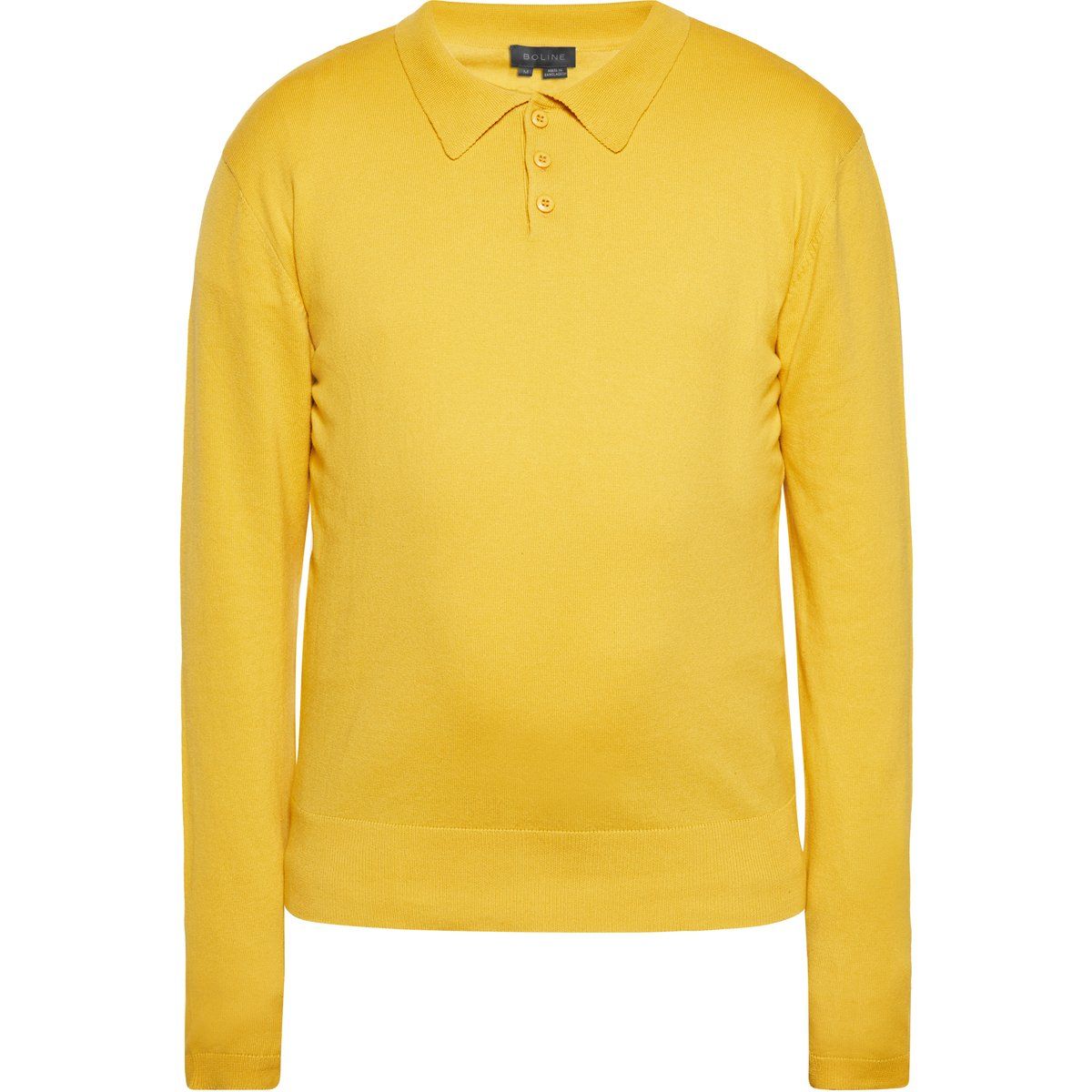 Langarm Polo Strickpullover