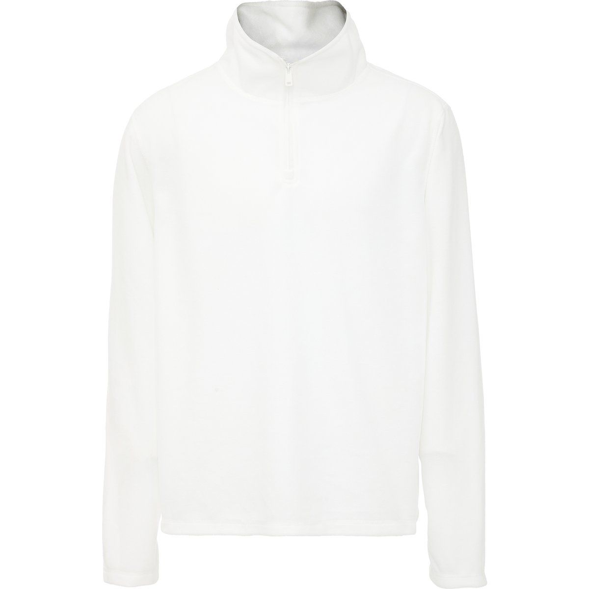Herren Fleece-Pullover Weiss