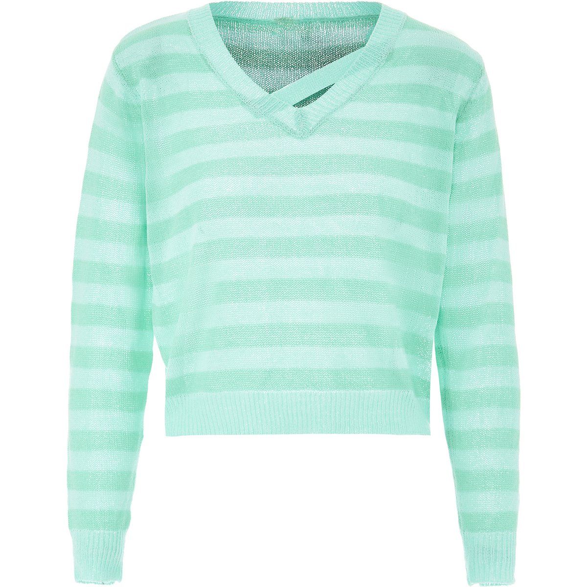 Mymo Pullover Frauen Lagune türkis