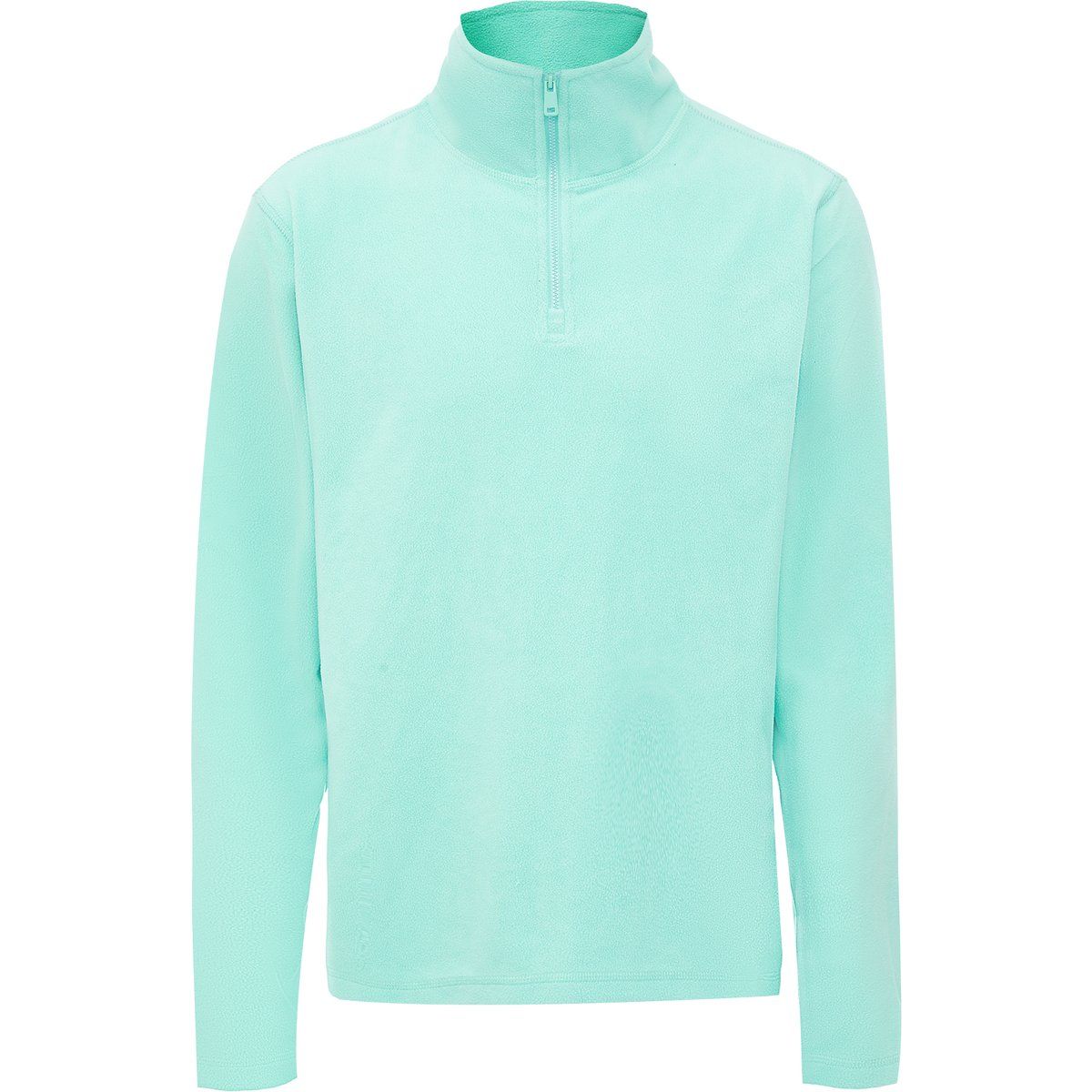 Lässiger Fleece-Pullover mit Viertelreißverschluss