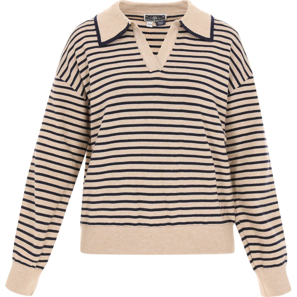 Dreimaster Pullover Frauen Beige