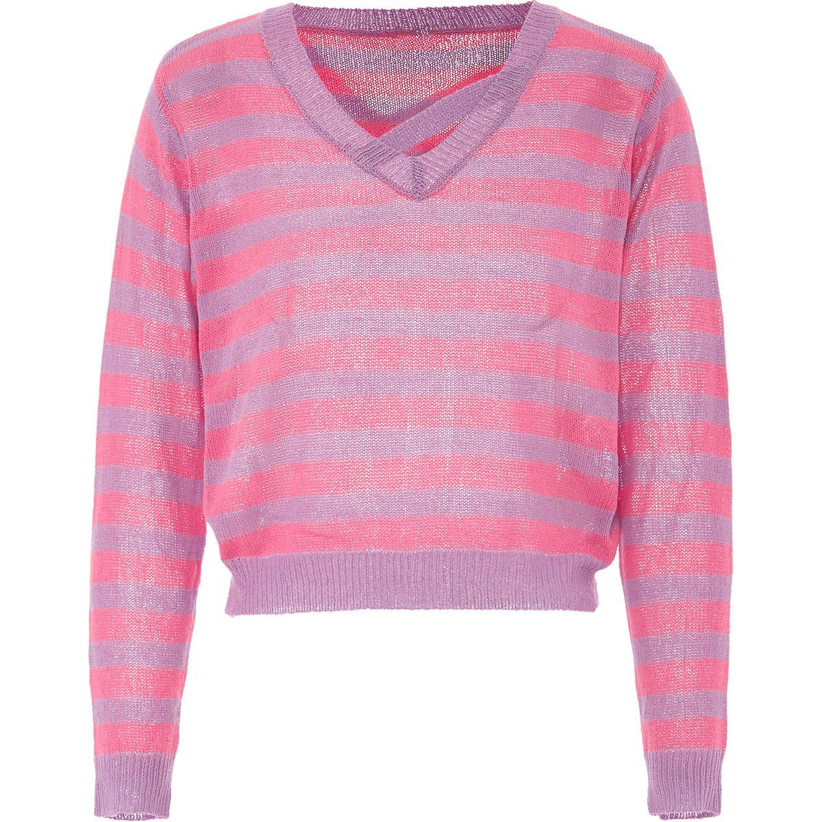 Mymo Pullover Frauen Lavendel Rosa