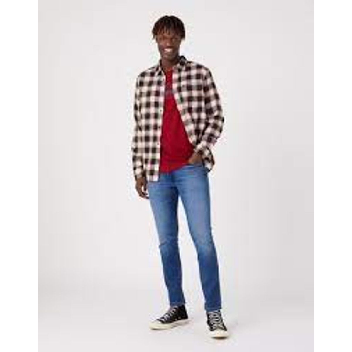 Herren Flanellhemd mit Karomuster, Regular Fit