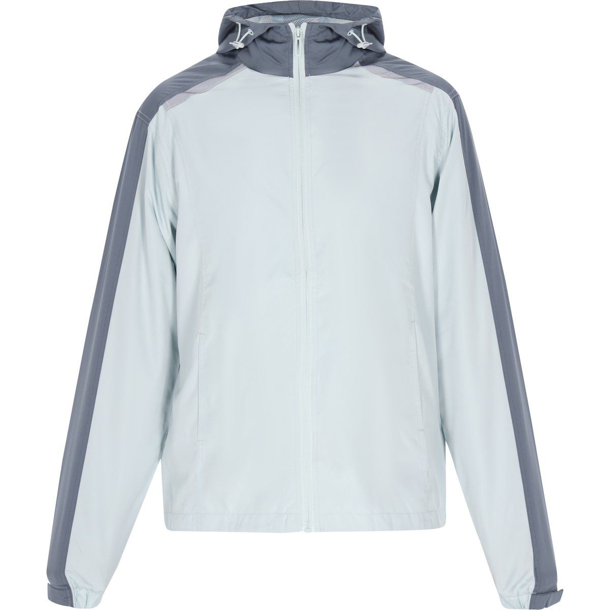 Mo Jacke Männer Blasses Türkis Grau