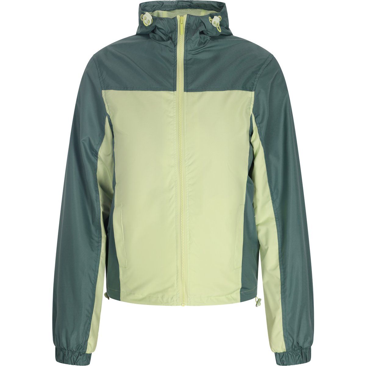 Zweifarbige leichte Windbreaker Jacke