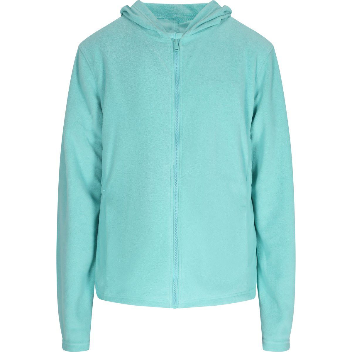 Lässige Fleecejacke mit durchgehendem Reißverschluss