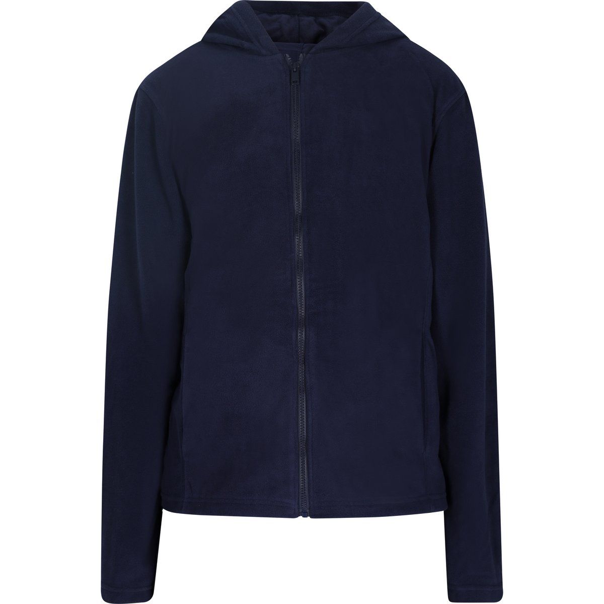 Bequeme Fleecejacke mit durchgehendem Reißverschluss