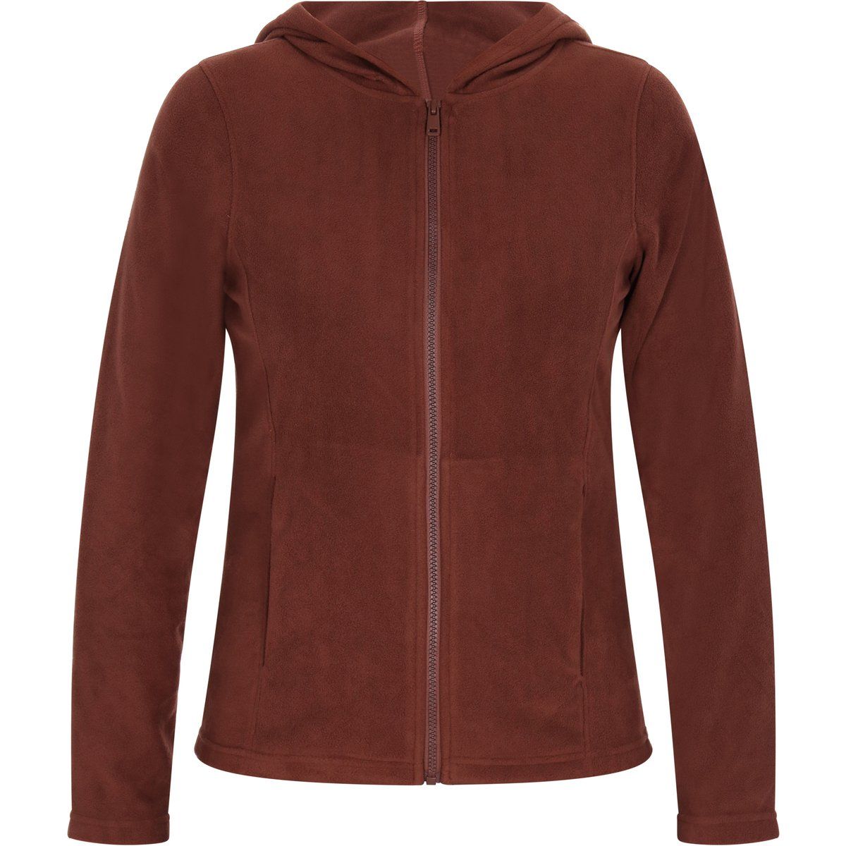 Weiche Fleecejacke mit Kapuze