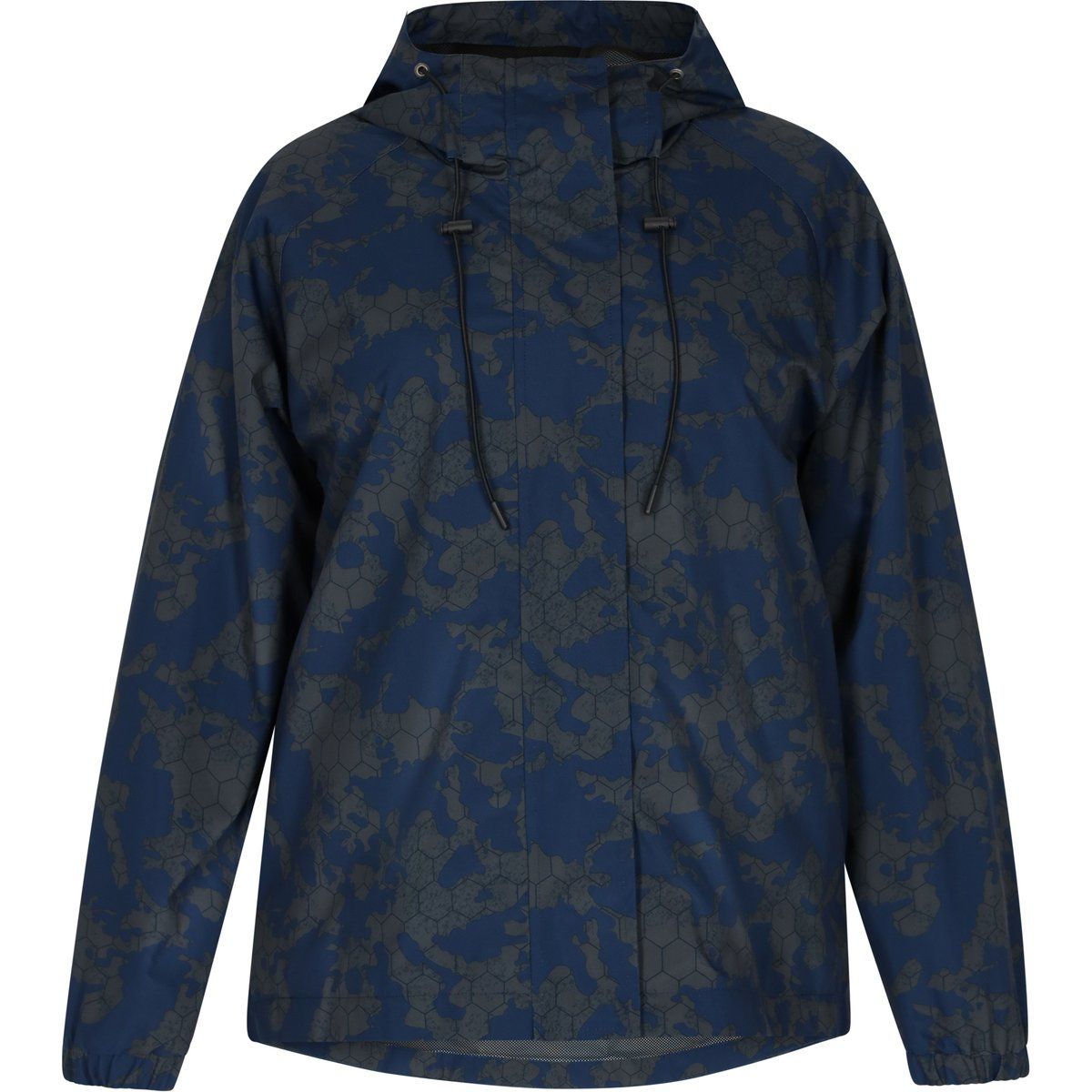 Anorak Jacke mit Muster und Kapuze, Unisex