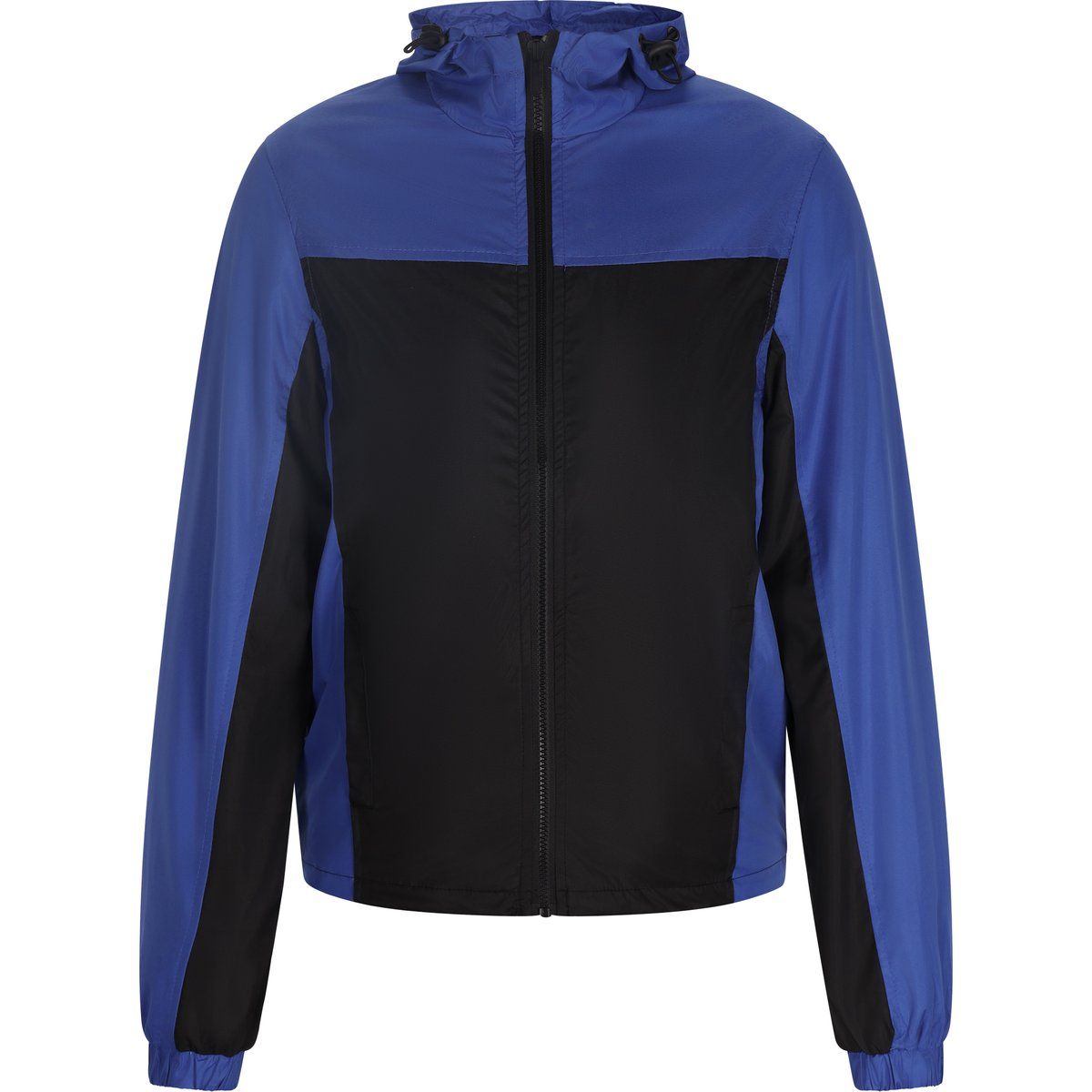 Leichte Kapuzenjacke mit Farbblock