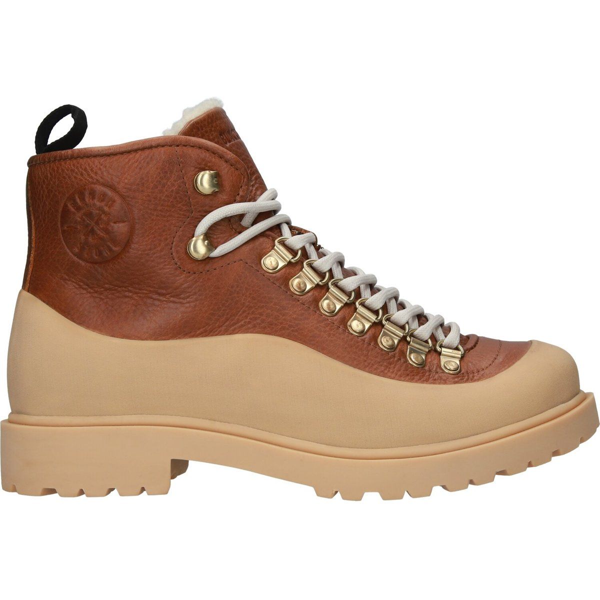 Wanderstiefel aus Leder mit Fellfutter