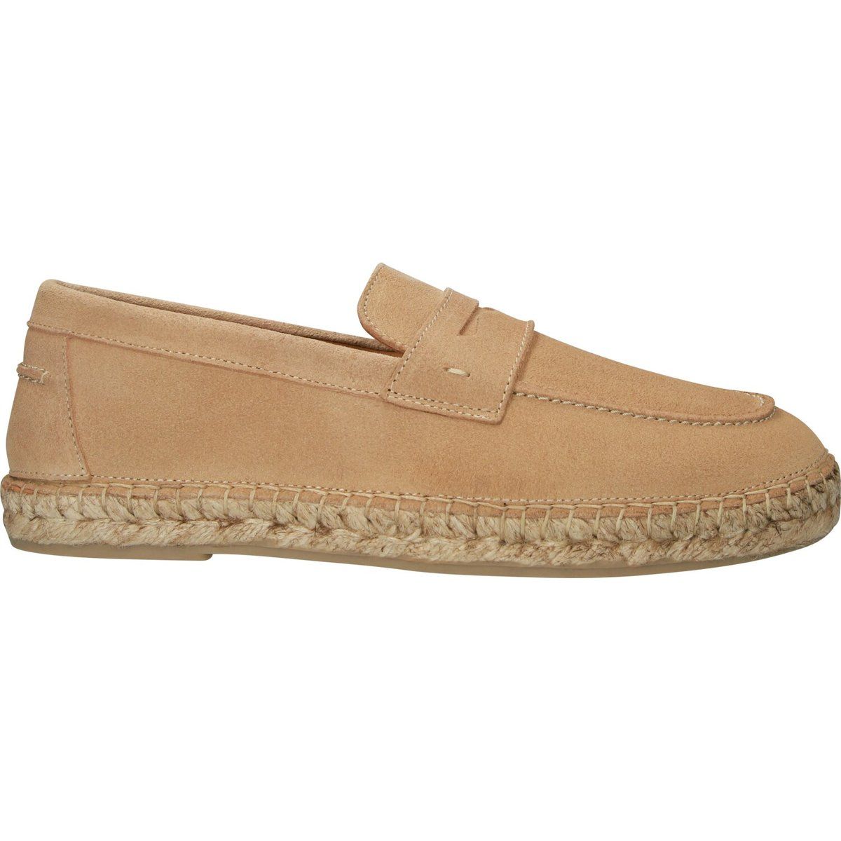 Wildleder Penny Loafer Espadrille Slipper