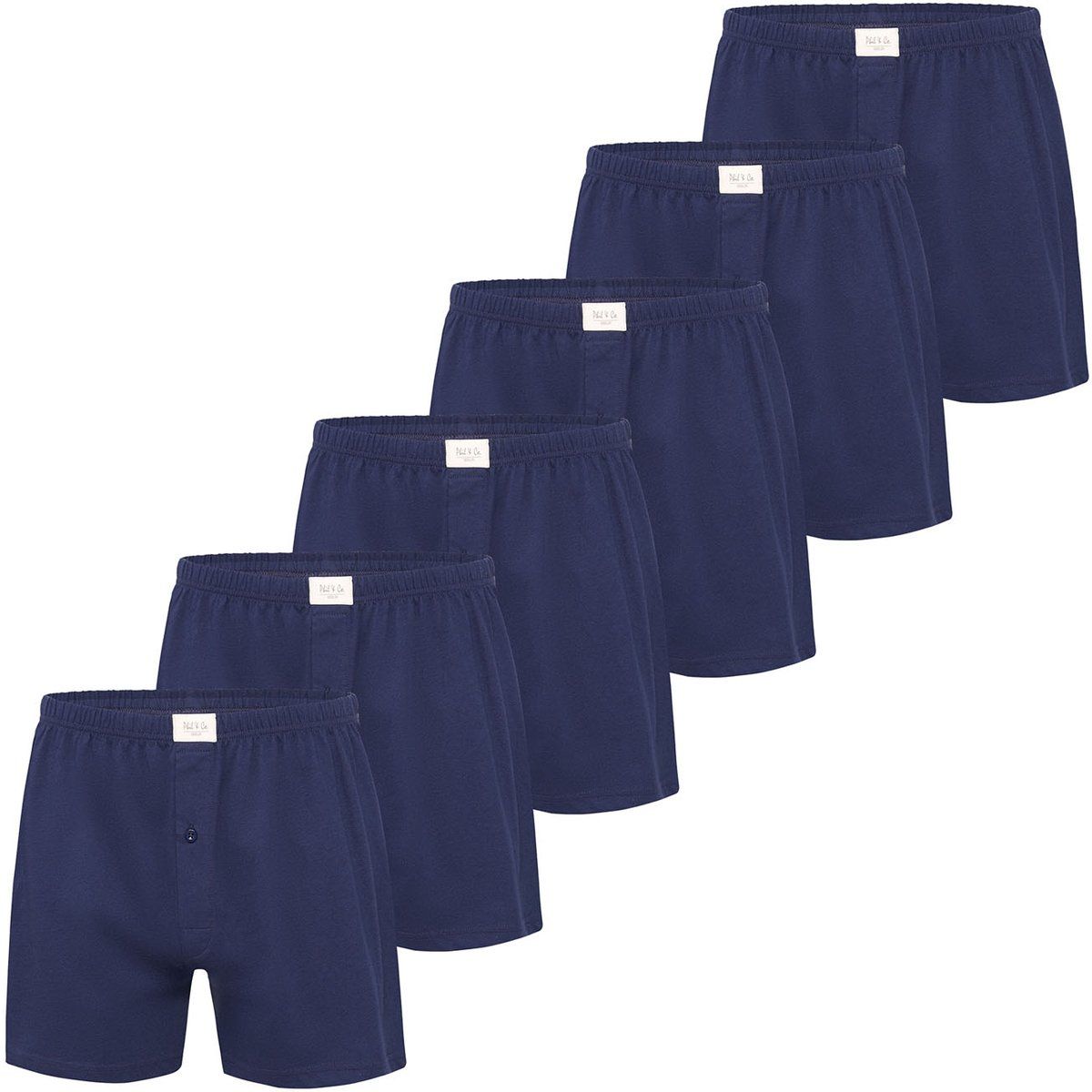 Jersey Boxershorts mit lockerer Passform, 6er-Pack