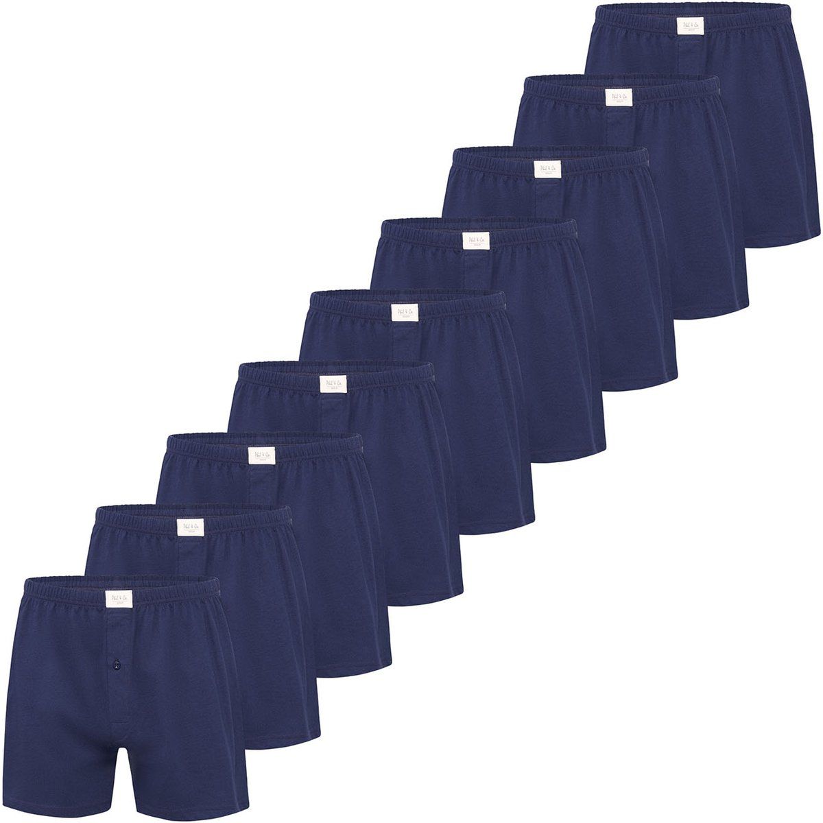 Weit geschnittene Jersey Baumwoll Boxershorts