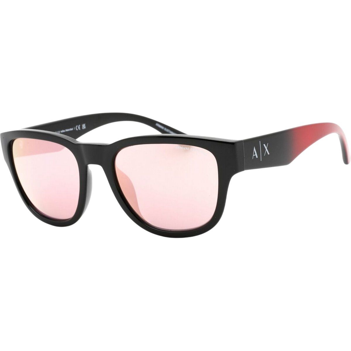 Sonnenbrille mit quadratischem Rahmen und Spiegelgläsern
