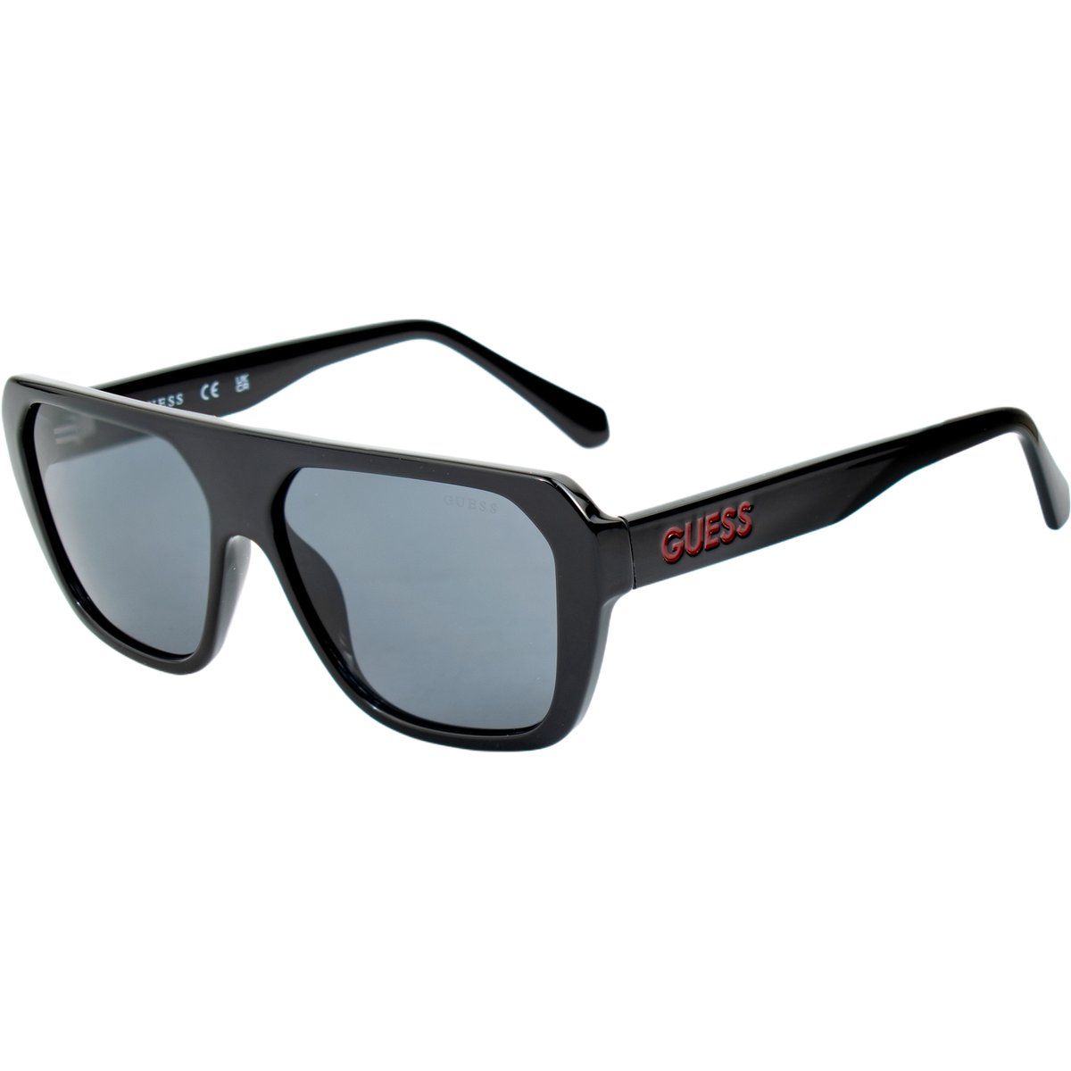 Moderne Flat-Top-Sonnenbrille mit Logo-Detail